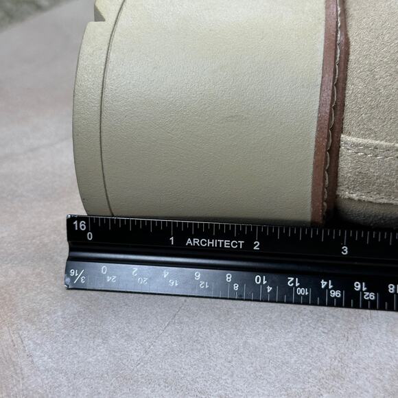 Blondo Women’s Grayce Boots Size 10 Beige Lug Sole Lace Up Block Heel Waterproof - Picture 13 of 16